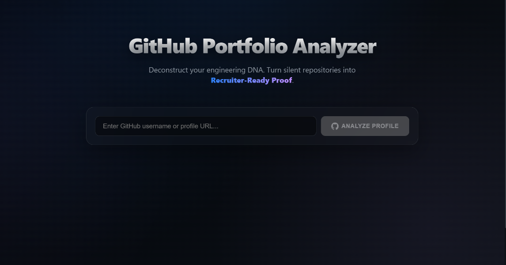 GitHub Analyzer 1